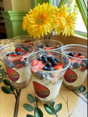 Vegan Yogurt Parfaits (Catering Order) at Fig Tree Cafe in Barnstable