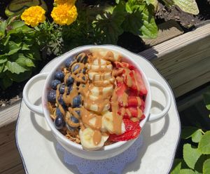 Vegan Acai Bowl at Fig Tree Cafe in Barnstable