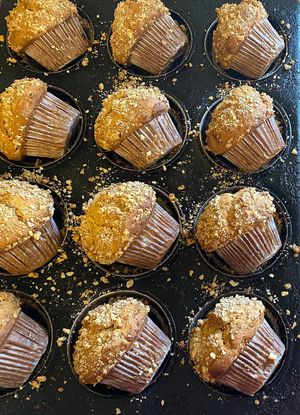 Vegan + GF Banana Nut Muffins at Fig Tree Cafe in Barnstable