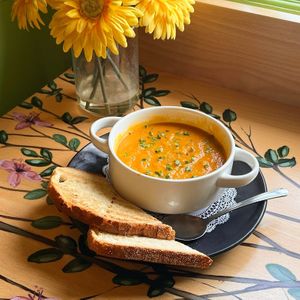 Vegan Carrot Ginger Soup (GF) (Catering Only ATM) at Fig Tree Cafe in Barnstable