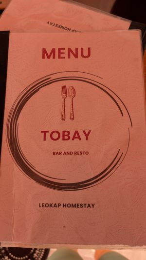 Menu1 at Tobay in Samosir