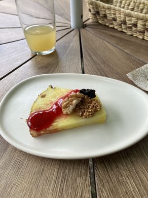 A simply beautiful dessert. #Veganuary at Kuruba in Cuenca