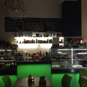 the space!  at Manik Veggie Cafe in Wiesbaden