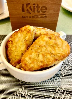 Hash browns  at Kite Café & Restaurant in Dubai