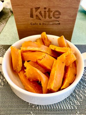 Roasted sweet potato  at Kite Café & Restaurant in Dubai