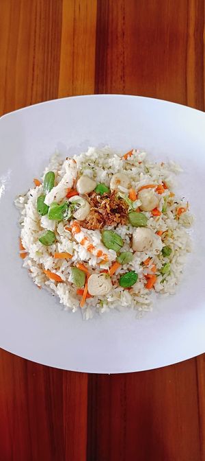 NASI GORENG PETE VEGAN at WEGANSKIE in Kuta