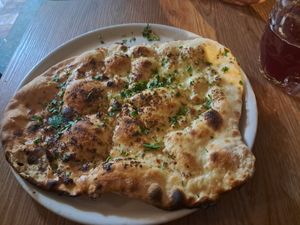 Pan de ajo at Little Italy Restaurant in Nerja