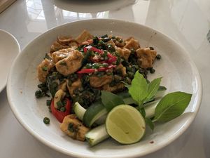 Tofu Pad Krapow   at Oh My Thai in Denpasar