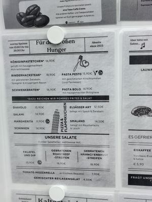 menu at Annettes Café & Bistro Abseits in Kell Am See