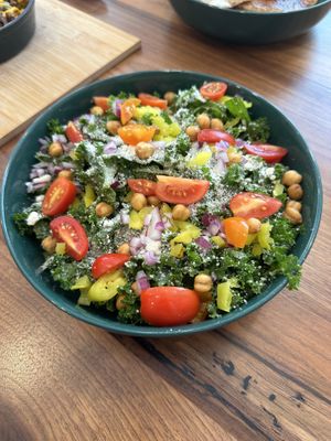 Italian salad with kale   at juniper seed in Cincinnati
