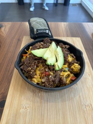 Breakfast skillet   at juniper seed in Cincinnati