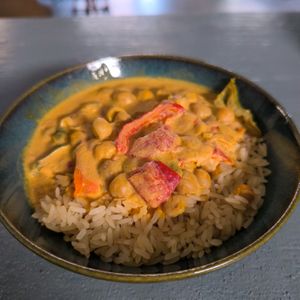 Chickpea-Curry at EMILIA Bistro | Vegan Bistro in Zittau