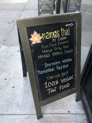 Front door   at NamasTHAI by Candle in New York City