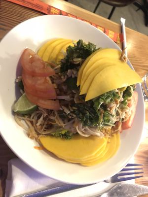 Mango papaya salad 
  at NamasTHAI by Candle in New York City