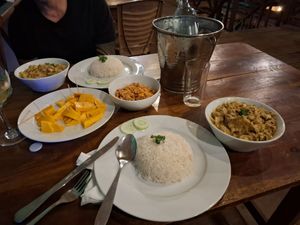 Curry at Octopus Restaurant - Sri Lanka in Trincomalee
