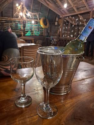 Wine at Octopus Restaurant - Sri Lanka in Trincomalee