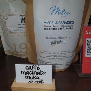 They offer their own coffee at Melée Cafe in Bologna