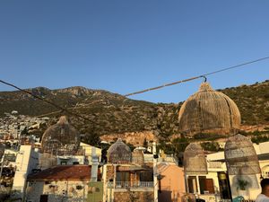 Mountain scenery   at Kalamaki Restaurant Kalkan in Kalkan