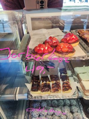 Strawberry pastry at Thunberg's Kreative Hjørne in Copenhagen