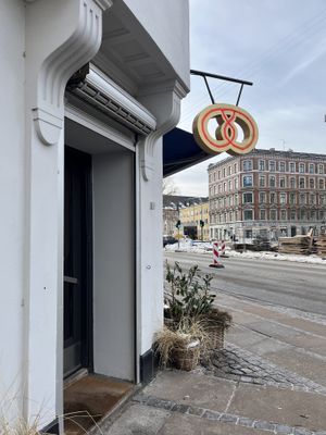 Enterance  at Thunberg's Kreative Hjørne in Copenhagen