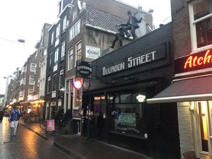 The building next door!  at Karma Kebab in Amsterdam