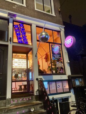 The restaurant  at Karma Kebab in Amsterdam