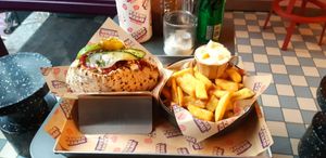 Kebab and fries at Karma Kebab in Amsterdam