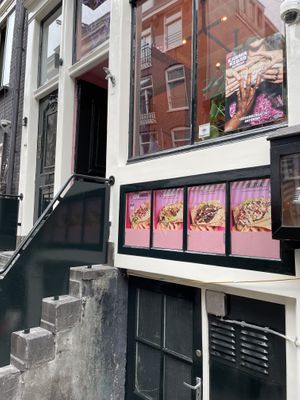 Outside  at Karma Kebab in Amsterdam