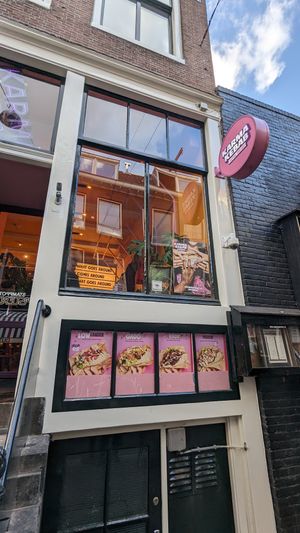 Entrance at Karma Kebab in Amsterdam