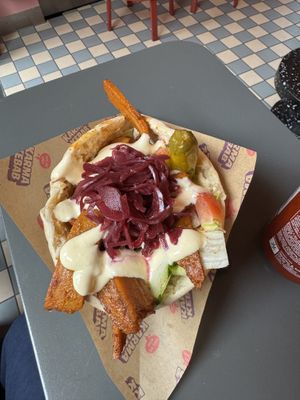 Vegan kebab!  at Karma Kebab in Amsterdam