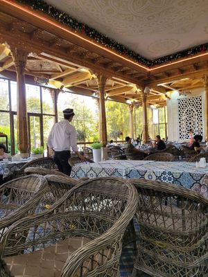 Interior at Afrosiyob in Samarkand