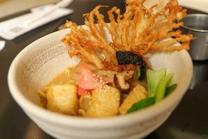 vegan ramen at Hikari Vegetarian Cafe Q1 in Ho Chi Minh City