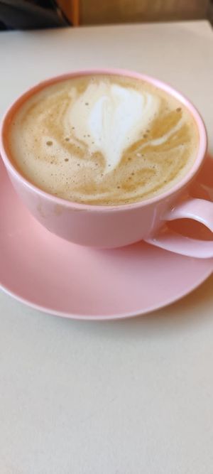 Cappuccino at Prince Peach in Berlin