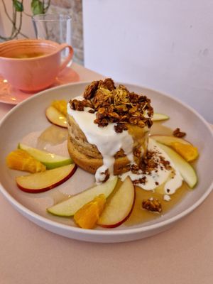 Souffle pancakes at Prince Peach in Berlin