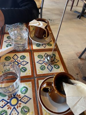 Tea  at Annapurna's World Vegetarian Cafe in Santa Fe