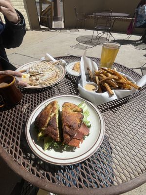   at Annapurna's World Vegetarian Cafe in Santa Fe