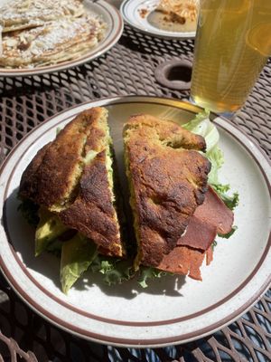   at Annapurna's World Vegetarian Cafe in Santa Fe