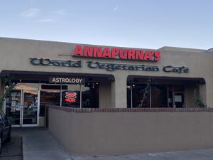Exterior  at Annapurna's World Vegetarian Cafe in Santa Fe