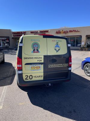   at Annapurna's World Vegetarian Cafe in Santa Fe