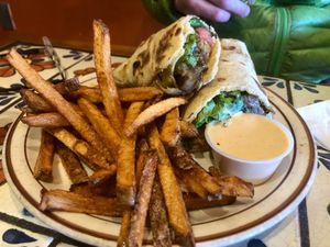  at Annapurna's World Vegetarian Cafe in Santa Fe