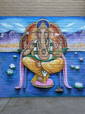   at Annapurna's World Vegetarian Cafe in Santa Fe