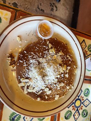   at Annapurna's World Vegetarian Cafe in Santa Fe