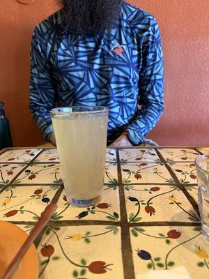 Ginger lemonade   at Annapurna's World Vegetarian Cafe in Santa Fe