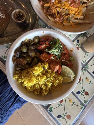 Tofu tikka masala bowl   at Annapurna's World Vegetarian Cafe in Santa Fe