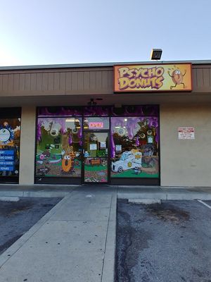Store Front at Psycho Donuts in Campbell