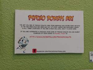 Art at Psycho Donuts in Campbell