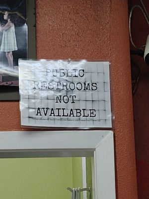No public restrooms at Psycho Donuts in Campbell