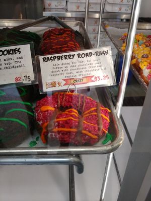 $3.25 Raspberry Road-Rash: Vegan Tuesday Vegan Donut Selection 1 of 13 at Psycho Donuts in Campbell