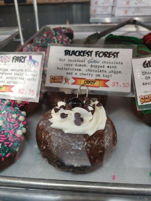 $3.50 Black Forest: Vegan Tuesday Vegan Donut Selection 3 of 13 at Psycho Donuts in Campbell