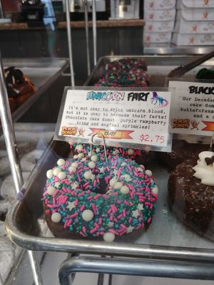 $2.75 Unicorn Fart: Vegan Tuesday Vegan Donut Selection 4 of 13 at Psycho Donuts in Campbell